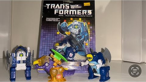 Transformers generation one Flamefeather review. G1 1988 firecon G2 sparkabot