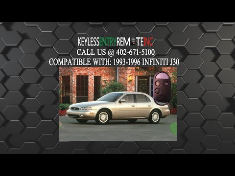 How To Replace Infiniti J30 Key Fob Battery 1993 1994 1995 1996