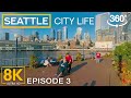 8K 360˚ Virtual Tour to the Heart of Seattle - Pier 57 &amp; Seattle Great Wheel - Part 3