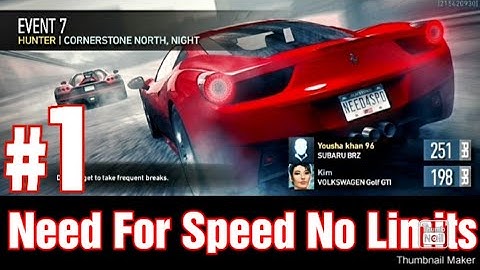 Need For Speed No Limits Event 5 Rush hour Yousha vs Darius