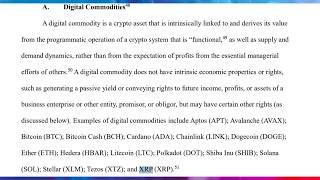 CLARITY on many CRYPTOS issued TODAY XRP | SEC CFTC | A HUGE list of NON-SECURITIES listed 👊😎