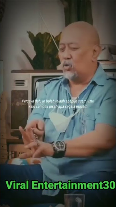 Indro Warkop Jodoh ditangan Tuhan tapi kita yg rawat at vincent desta #shorts #viral #video #new