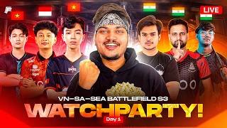 Free Fire Max Live🧿 IND VS VIET,MLYSIA,NP WATCHPARTY TEAM TSGARMY Road To 1Million -Garena Free Fire
