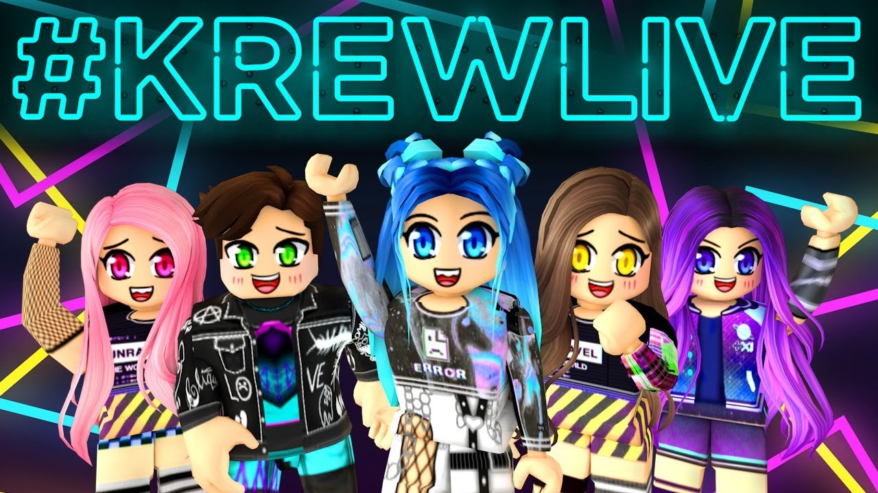 Krew Plays Funny Games In Roblox Youtube - rainbow itsfunneh roblox avatar