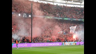 Atmosphere at the Dutch Cup final between Ajax Amsterdam and PSV Eindhoven