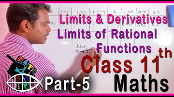 Limits and derivatives | class 11 Mathematics |  Part 5 | Limits of Rational Functions
