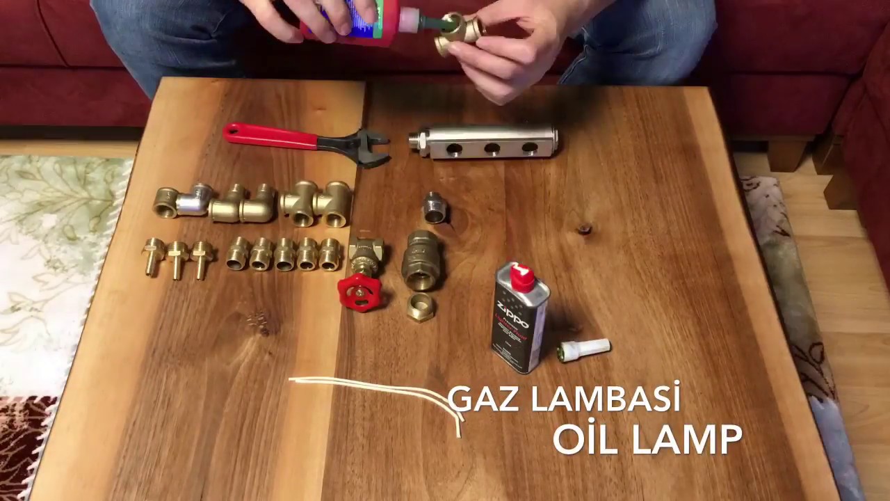 Gaz lambasi (oil lamp) DIY