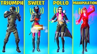 All Legendary Dances & Emotes in Fortnite Battle Royale! (How Sweet, Triumph, Pollo Dance, Psychic)