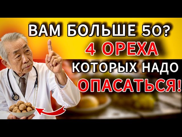 После 50! 4 Ореха, Которые НУЖНО Есть, И 4, К Которым Лучше Не Прикасаться!
