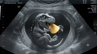 Fake Dino ultrasound 