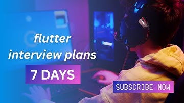 7-days Flutter interview preparation plan for experienced developers#ios #interviewquestions#android
