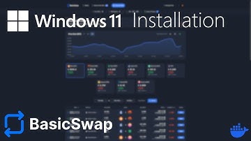 BasicSwap - How to Install (Windows 11)