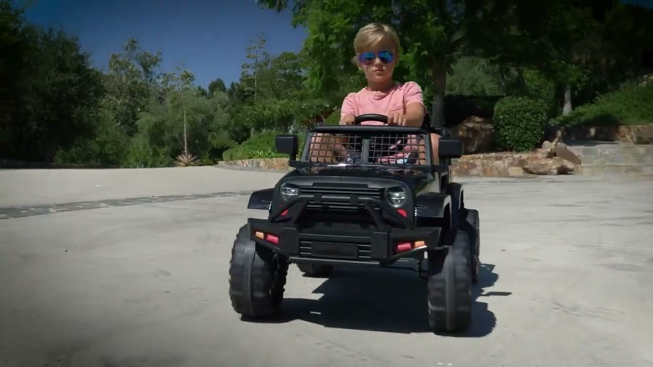 12V Kids Ride On Truck Car w Parent Remote Control, Spring Suspensi