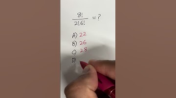 Factorial Simplification #themathscholar23 #mathematics #math #factorial #factorialnotation #satmath
