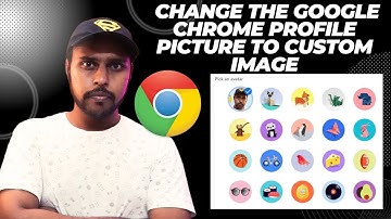 How to change the google chrome profile picture to custom image | change google chrome picture