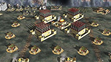 GLA + Super Scud Storm vs 7 USA High Tech - Command & Conquer Generals Destructive Forces