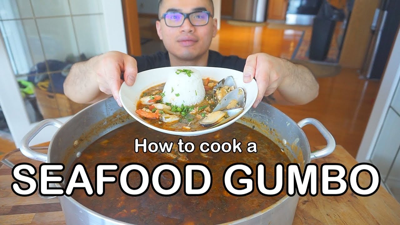 How to cook a SEAFOOD GUMBO - YouTube