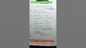 💥No. of Group Homomorphism 🌟V.V.I. Results 🌟