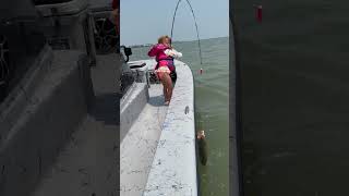 Fishing Four-Year-Old Learns How to Perform Boat Flip