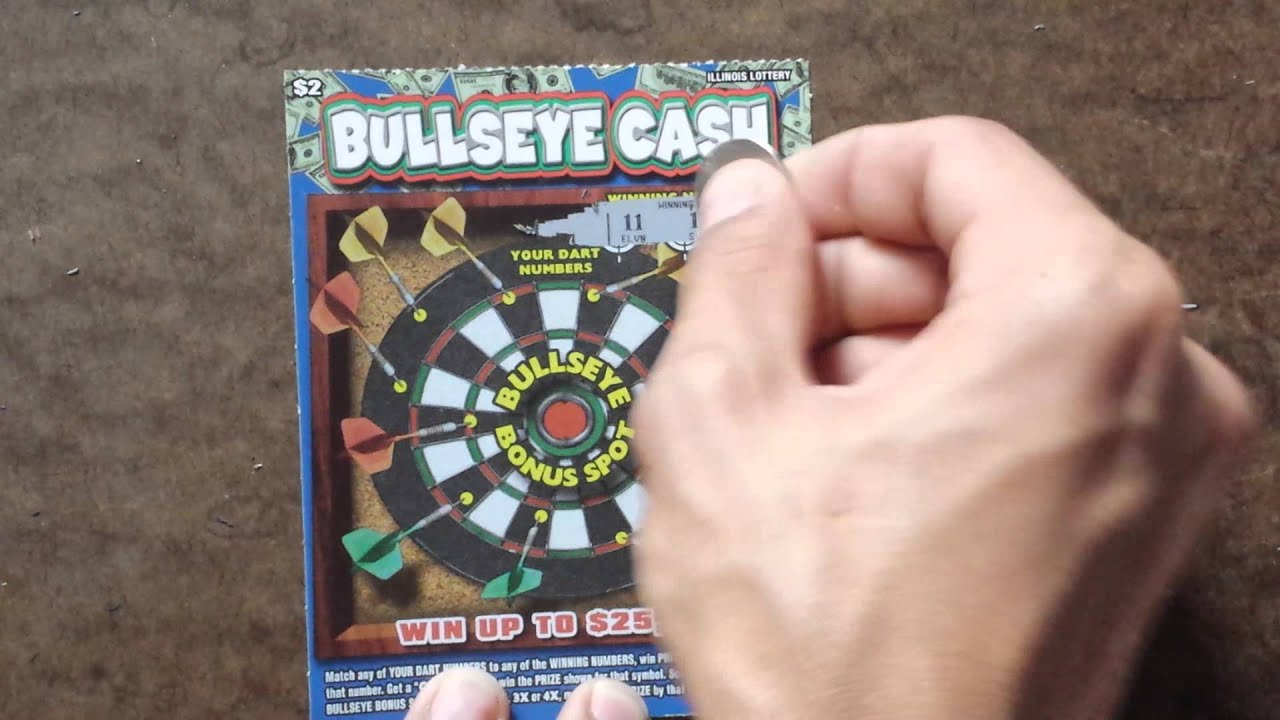 Illinois Lottery "BullsEye Cash" Scratch Off Ticket!! YouTube