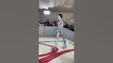 Lil Nas X Turns Heads in All Silver at the 2023 Met Gala