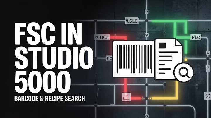 Studio 5000 FSC Instruction Explained | Barcode & Recipe Search Made Easy