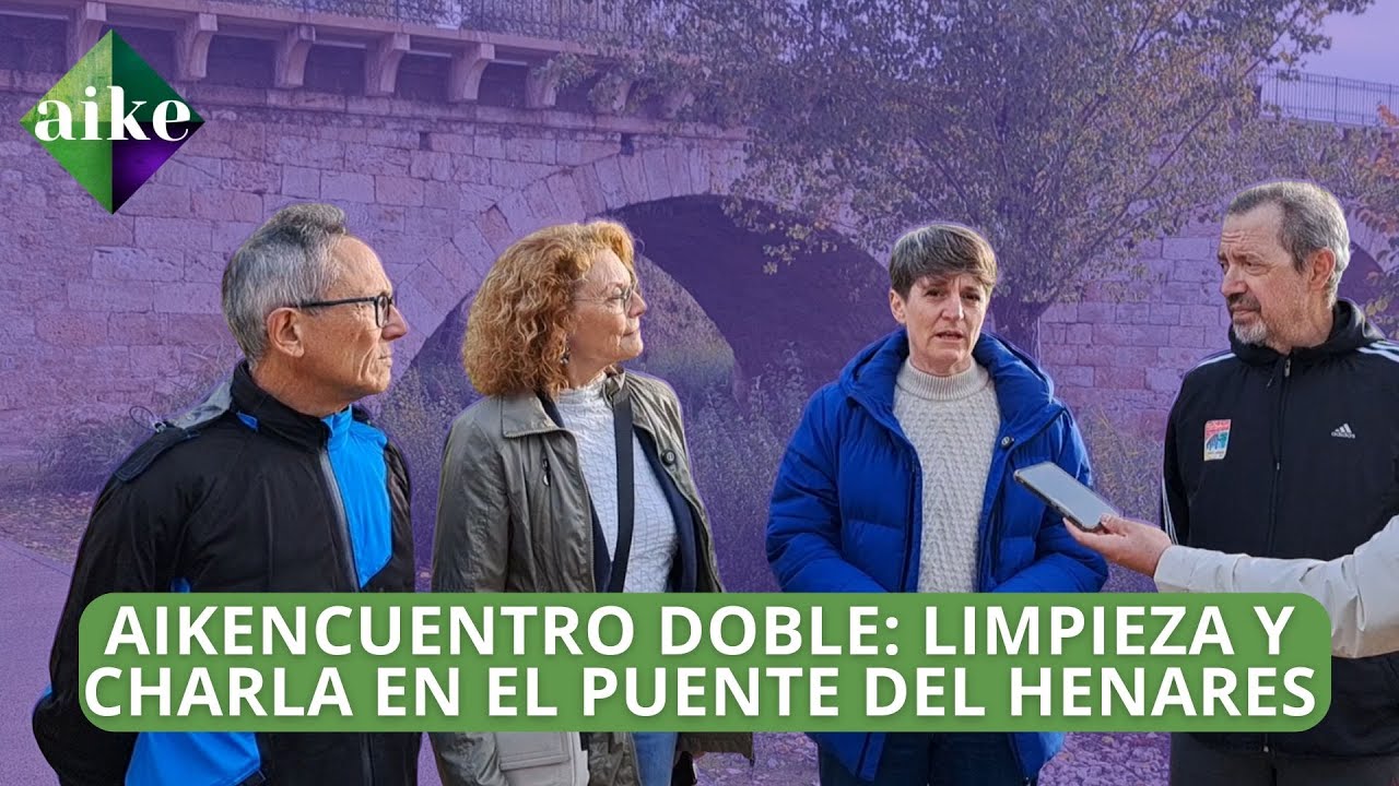 Aikencuentro doble: limpieza y charla en el Puente del Henares
