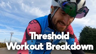 Threshold Workout Breakdown Cycling Tips