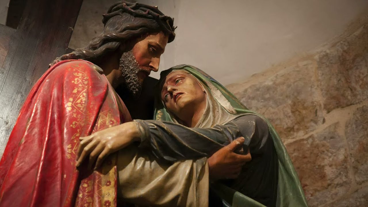 Way of the Cross in the Via Dolorosa in Jerusalem