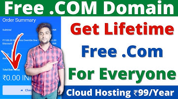 Now Get Free .COM Domain For Lifetime From AmbitionHost | Free .COM Domain | Get .COM Domain Free |