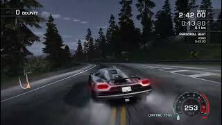 NFS Hot Pursuit: 270 MPH Koenigsegg Agera Time Rush Down to the Millisecond!