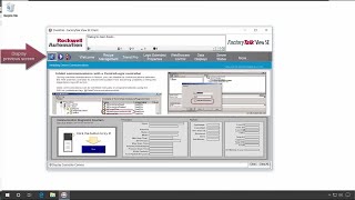 Creating a Navigation Menu with FactoryTalk View SE Software screenshot 1