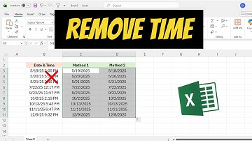 How to Remove Time from Date Timestamp in Excel