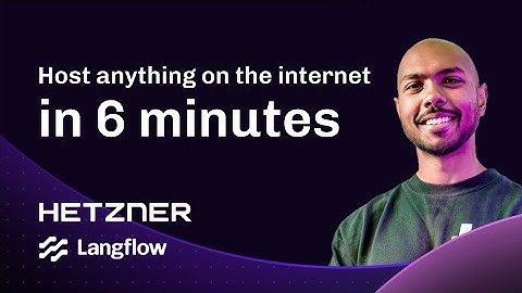 How to host anything on the web (Bare Metal Machine/VPS + Hetzner + Docker + Caddy + Langflow)