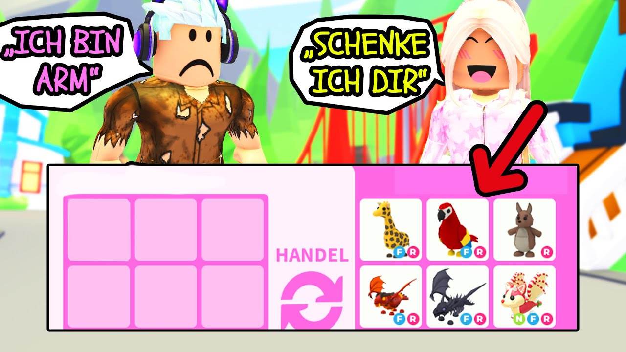 😔 Ich tue 24H so als wäre ICH ARM IN ADOPT ME *Die krassesten ...