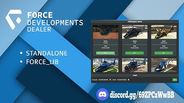 Force Dealer [STANDALONE] │FIVEM SCRIPT (DEALER SYSTEM)
