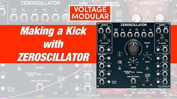 Making a Kick with Zeroscillator MRB Voltage Modular