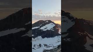 Golden Majesty: Captivating Sunset Over Norway&#39;s Trollwall Mountains