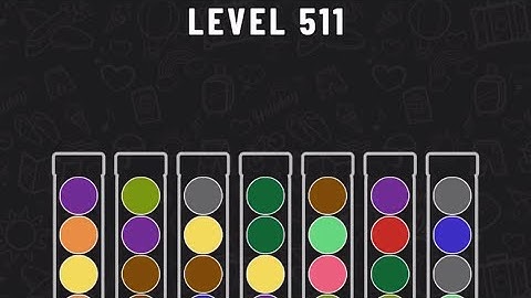 Ball Sort Puzzle Level 511 #ballsortpuzzle #ballsortpuzzlegameplay #puzzlegame #mobilegames