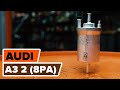 Como substituir a filtro de combustível AUDI A3 2 (8PA) [TUTORIAL AUTODOC]