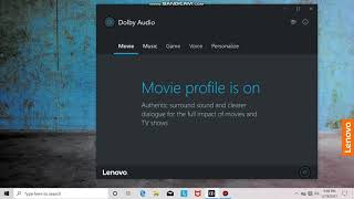 LENOVO DOLBY AUDIO screenshot 3