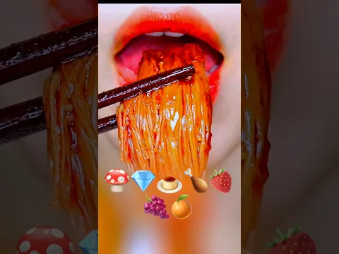 Asmr emojifood | @MoonASMR222 |sub💝#shorts #mukbang #satisfying #emoji #food #asmr #youtube