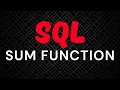 SUM Function in SQL Oracle SQL fundamentals