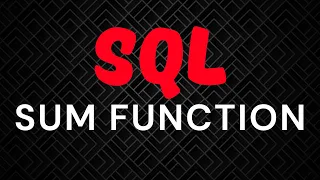 SUM Function in SQL Oracle SQL fundamentals
