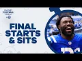 LAST-MINUTE Week 6 Start Em Sit Em Picks Injury Updates Fantasy Football Today in 5 Podcast