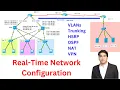 Real-Time Network Configuration For Network Engineers VLANs DTP HSRP OSPF NAT VPN