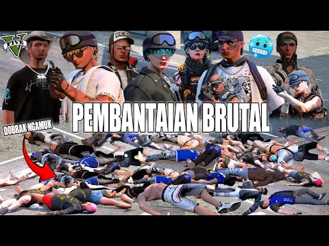 Video Thumbnail: DOBRAK VS 3 GANGSTER TERKUAT DI KOTA !! KEBRUTALAN DSG !! GTA 5 ROLEPLAY