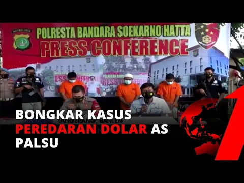 Awas Segera Cek Uangmu, Polisi Tangkap Pelaku Pemalsu Dollar di Tangerang | Sidik Jari tvOne