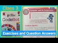 Exercises and - Computer and It s Components Class 3 Chapter 1 CodeBot