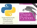 Think Python Chapter 5 Conditionals and recursion